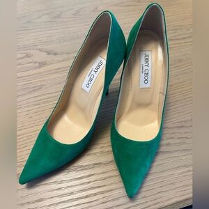 Jimmy Choo Vibrant Green Heels